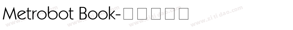 Metrobot Book字体转换